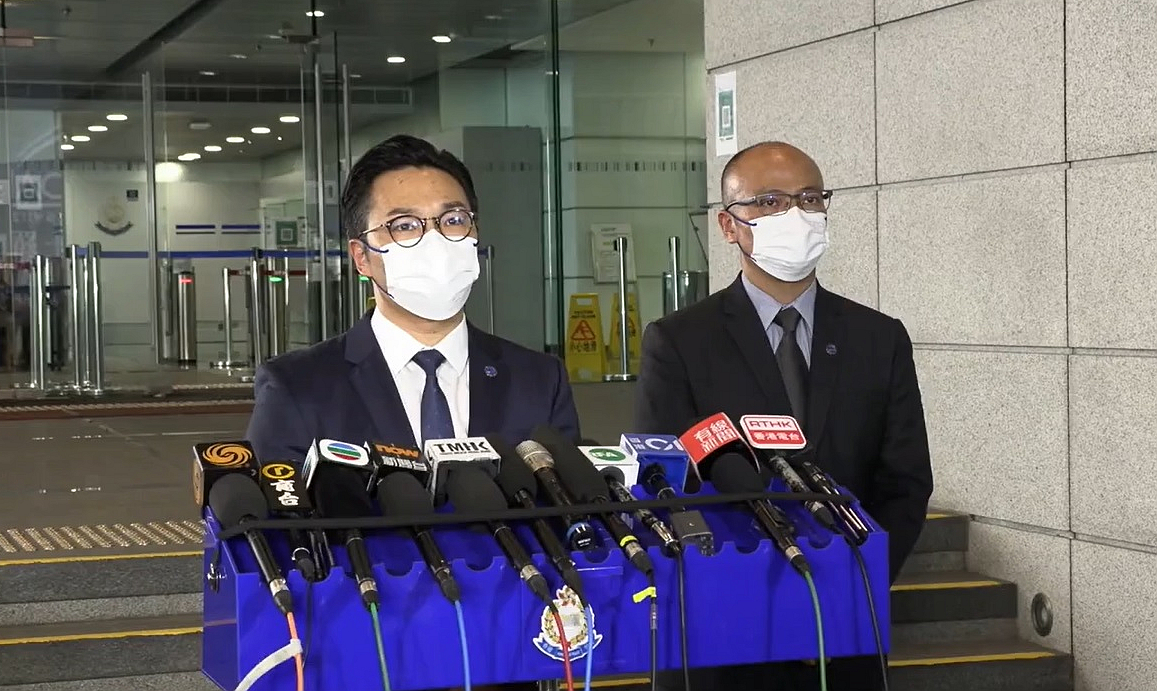 有片 | 1男子疑在網上帖文討論如何用刀袭警 今日被警方拘捕