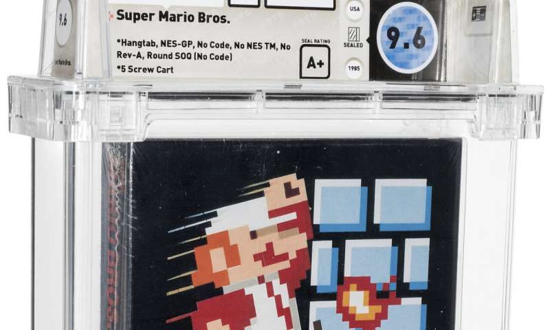 任天堂未拆封「超級瑪利奧64」卡盒拍賣 1200萬天價成交