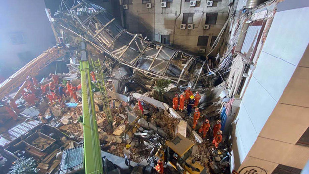 【追蹤】17人遇難    蘇州吳江酒店坍塌事故搜救結束