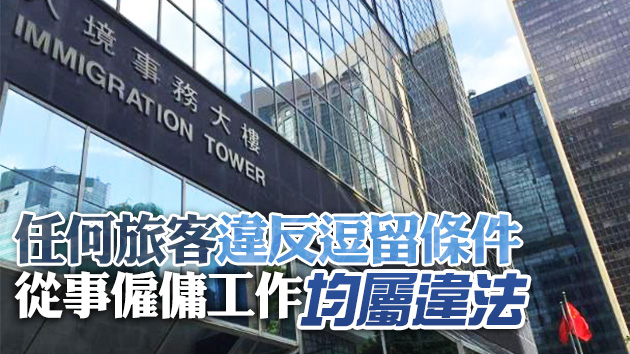 入境處反黑工行動拘12人 涉多個行業