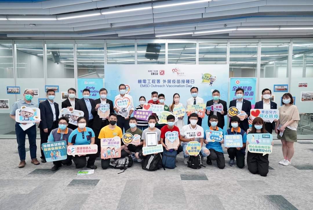 逾半公務員已接種  外展到機電署