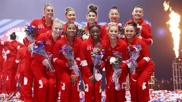 東京奧運會一美國女子體操選手確診