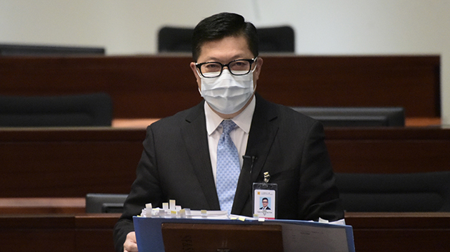 鄧炳強呼籲市民配合政府工作 維護香港的安全與穩定