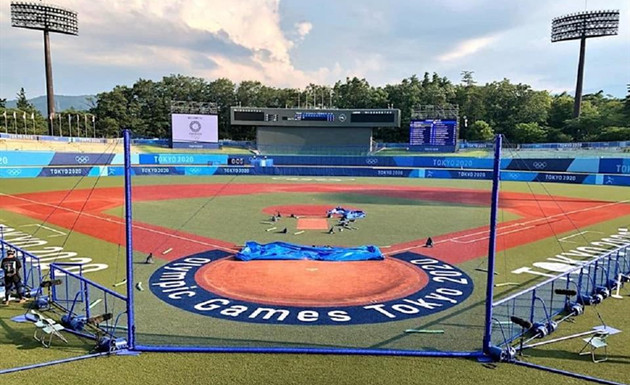東京奧運首場比賽開打 女壘賽日本對戰澳洲