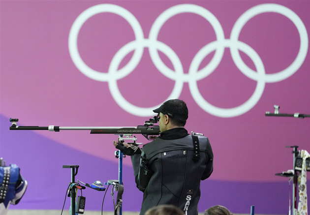 圖集 | 奪金大戶中國射擊隊進行賽前訓練