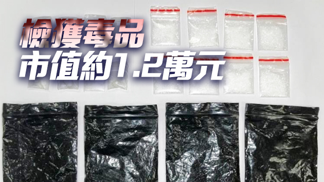 警方白田邨拘捕一名涉販毒17歲少年