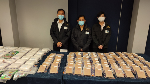 警方檢獲總值7600萬元海洛英毒品 拘捕1人
