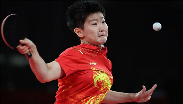乒乓女單提前鎖定冠亞軍 孫穎莎4比0戰勝伊藤美誠