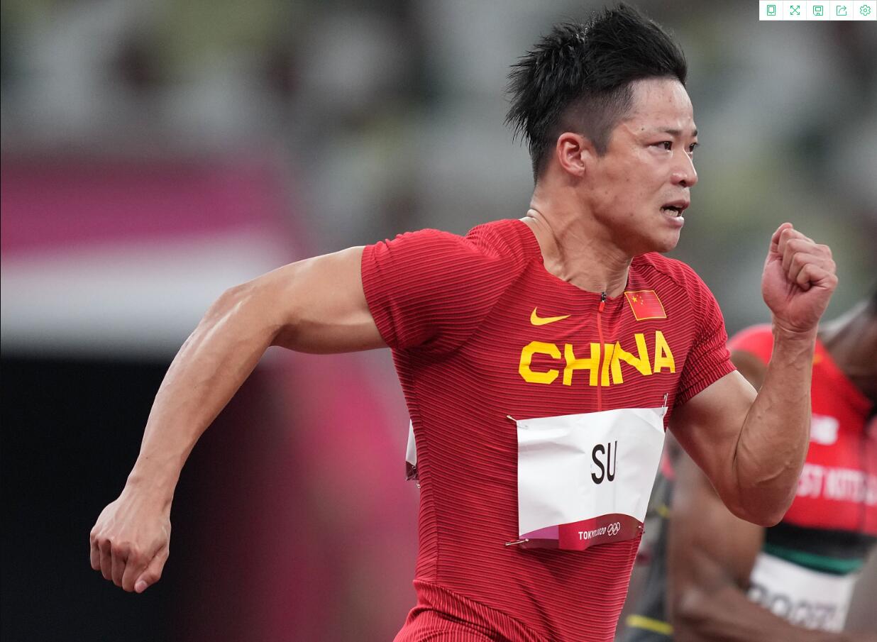 蘇炳添起跑略慢獲得第六 意大利選手9秒80成為新飛人