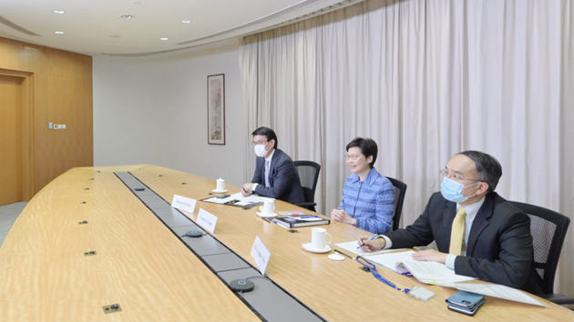 指香港未來機遇處處 林鄭欢迎新加坡企業來港拓商機