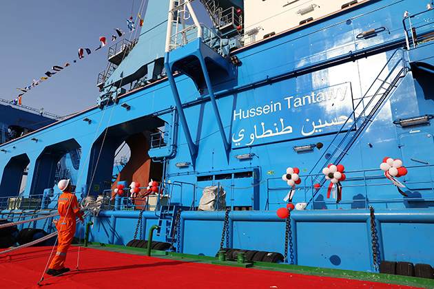 蘇伊士運河迎來新購大型挖泥船 將為運河發展「保駕護航」