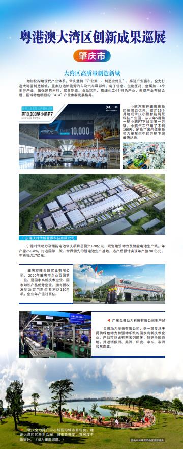 肇慶市：大灣區高質量製造新城