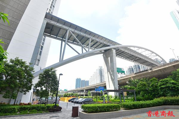 圖集丨全港最長公屋跨道行人天橋