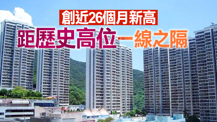 差估署7月份私樓售價指數報396.3 按月升0.46%