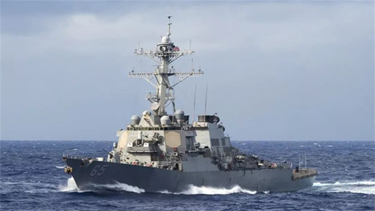 美艦擅闖中國南沙島礁鄰近海域 南部戰區回應