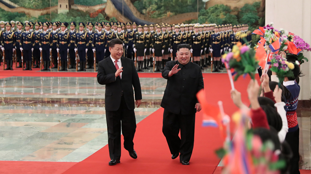 習近平就朝鮮國慶72周年向金正恩致賀電