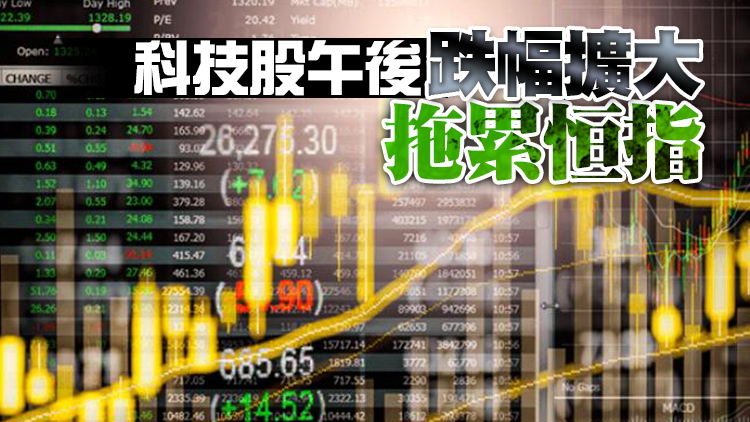 恒指全日收25716點 跌605點或2.3%