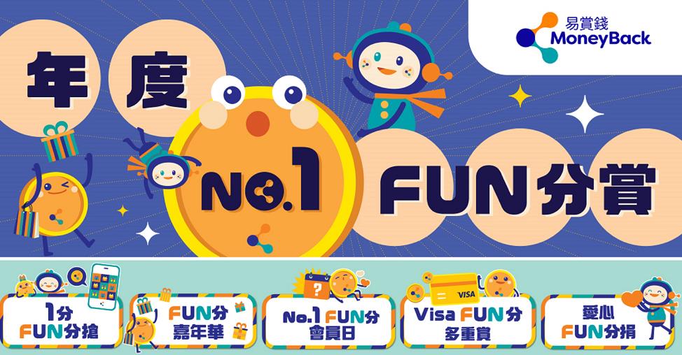 【着數】易賞錢「No.1 Fun分賞」 1積分換領多項好禮
