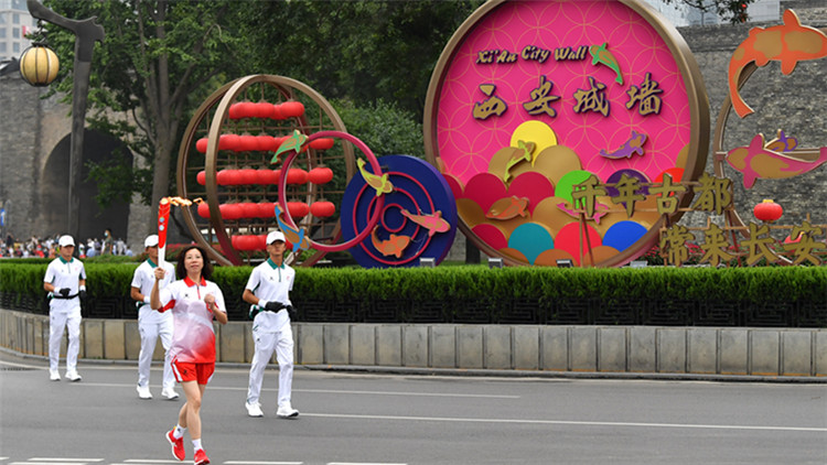 十四運會和殘特奧會火炬傳遞活動在西安落幕