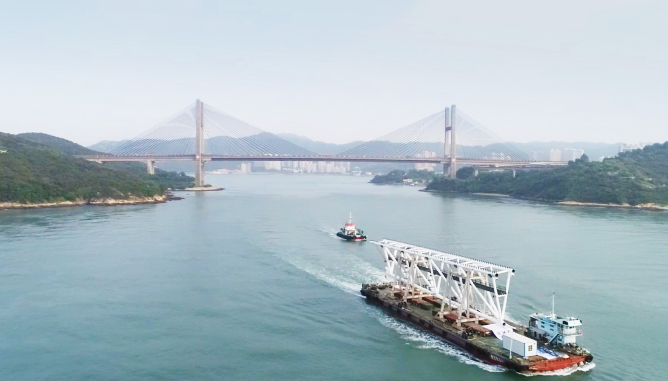 大型主鋼桁架運抵啟德體育園