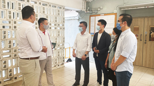 民建聯沙田支部主席與民政事務局局長徐英偉會面