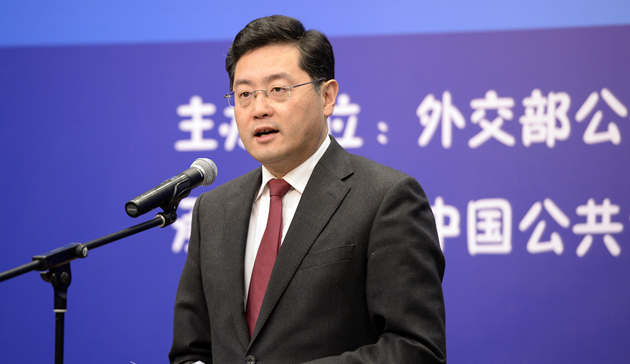 秦剛：中美經貿合作不確定性不來自中方 冀相向而行平等互利