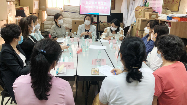 全國婦聯港區成員選委走訪基層婦女團體 宣傳政綱聽取意見