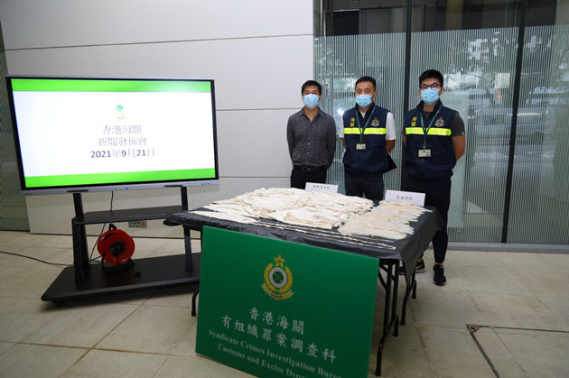 海關偵破今年首宗走私石首魚魚肚案