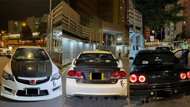 警方中秋打擊非法賽車及酒後駕駛 3名男司機被捕