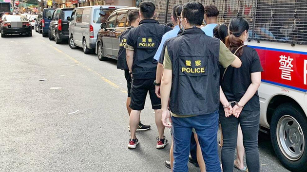 警方深水埗搗破非法釣魚機賭檔 拘捕6人