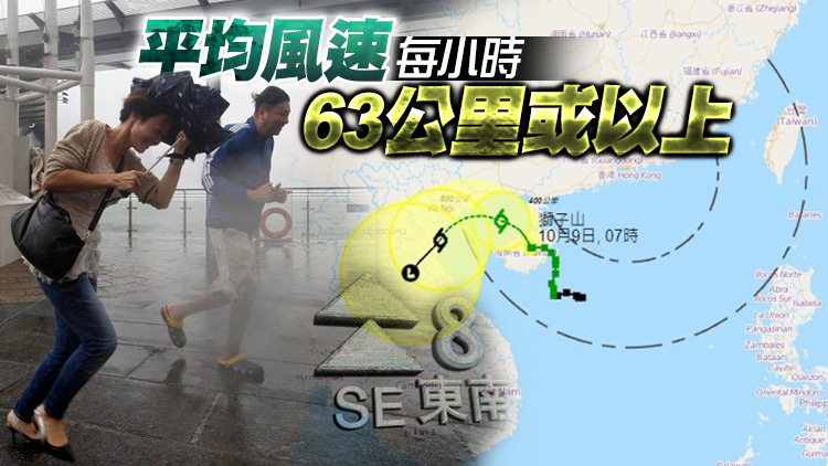 八號風暴來襲 全港多處公共設施及公共服务暫停運作