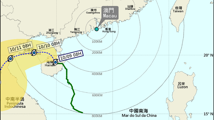 澳門發8號東南風球 巴士及輕鐵暫停服務