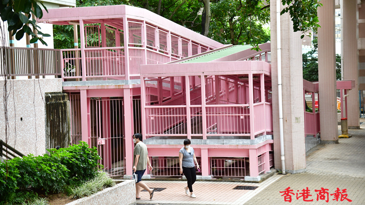 圖集丨葵涌石籬邨天橋成打卡位 青春風吸引市民