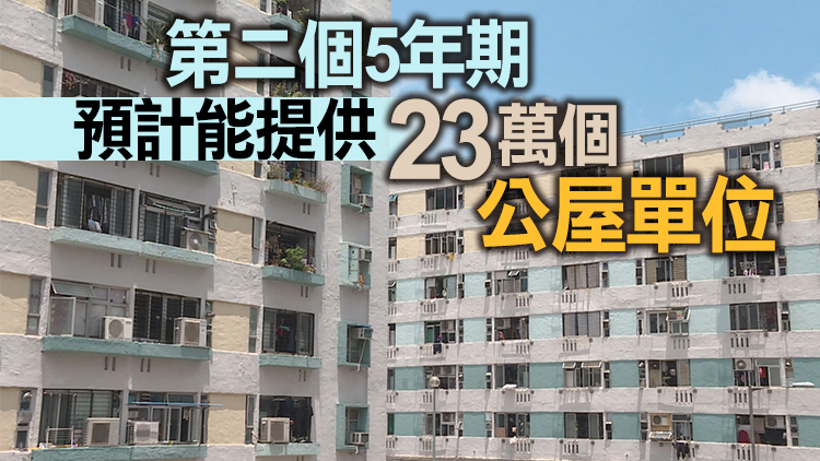 陳帆：公屋輪候時間有望2027年起有較明顯改善