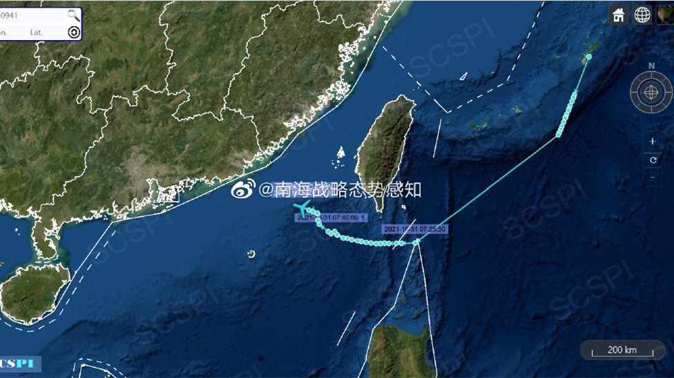 南海戰略態勢感知：敏感時刻 美軍核偵察機現身南海