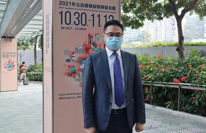 有片｜邵家輝競逐連任批發及零售界議席 冀繼續為業界作貢獻