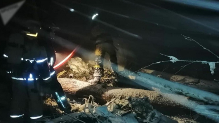 一架「安-12」運輸機在俄羅斯墜毀至少5人遇難