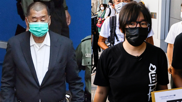 黎智英等3人涉維園非法集會案 法官裁定2項罪名表證成立