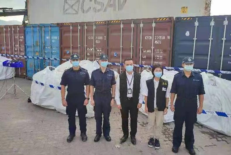 水警反走私行動 檢1.3億元凍肉拘2男子