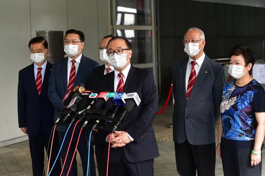 廖長江報名競逐連任立法會商界（第二）界別議席