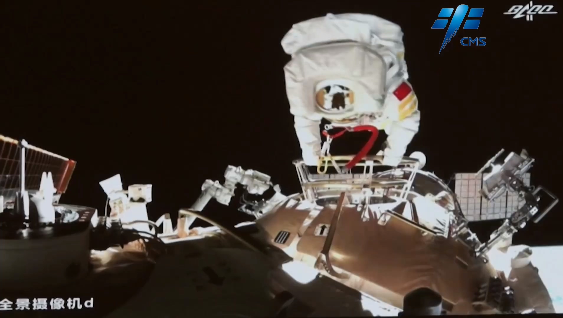 有片｜感覺良好！中國女航天員首次太空出艙