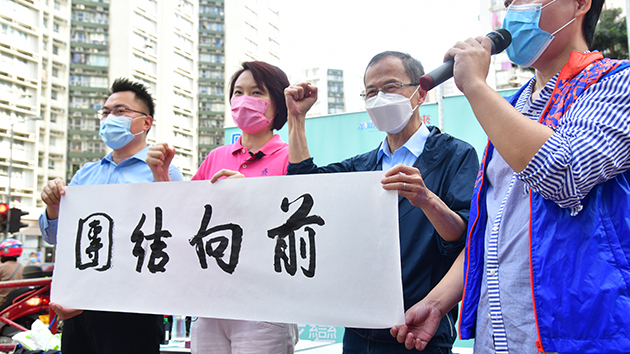 落區九龍中拉票  提五大主張政綱 李慧琼籲社會團結向前