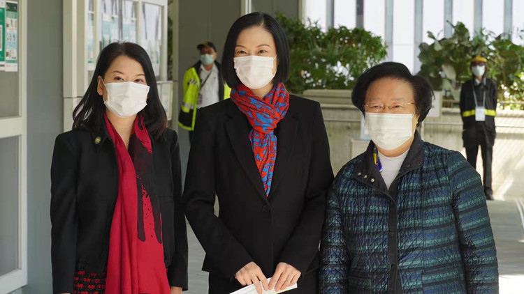 港區全國人大代表陳曼琪參選選委會界別 譚惠珠到場支持