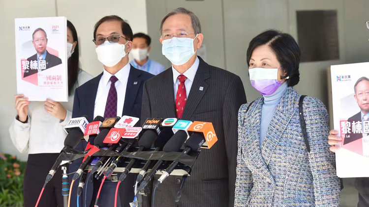 有片｜黎棟國報名參選選委會界別 指會大力推動23條立法工作