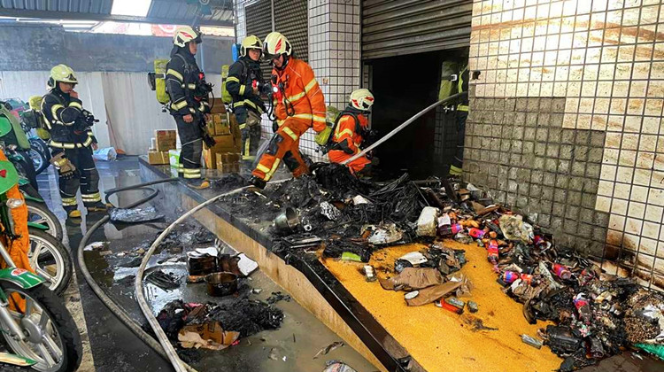 新屋郵局火警 100件包裹燒毀將補償寄件人