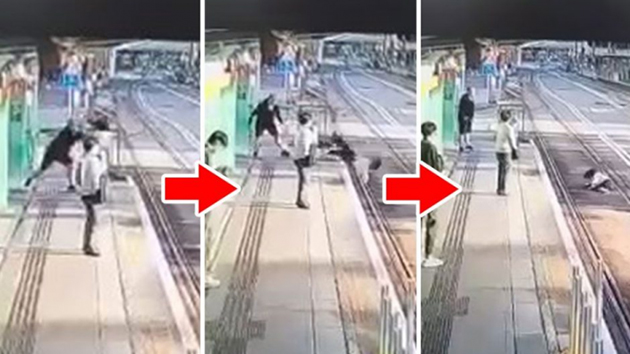 女子輕鐵站被推落路軌 警方稱男疑犯與事主不相識