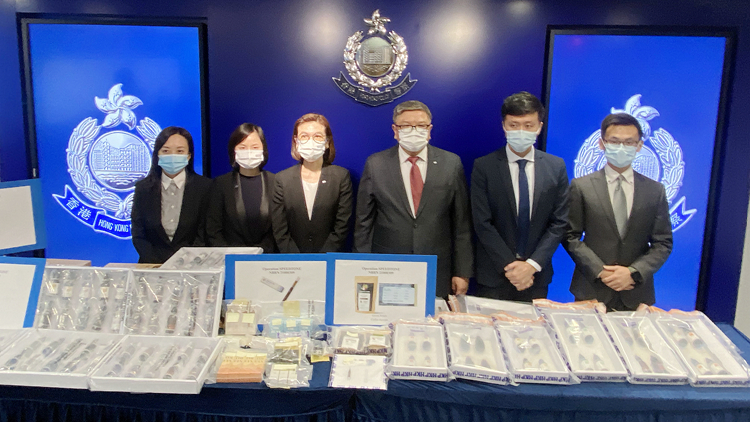 警檢逾1500件產品部分含四氫大麻酚 拘捕8人