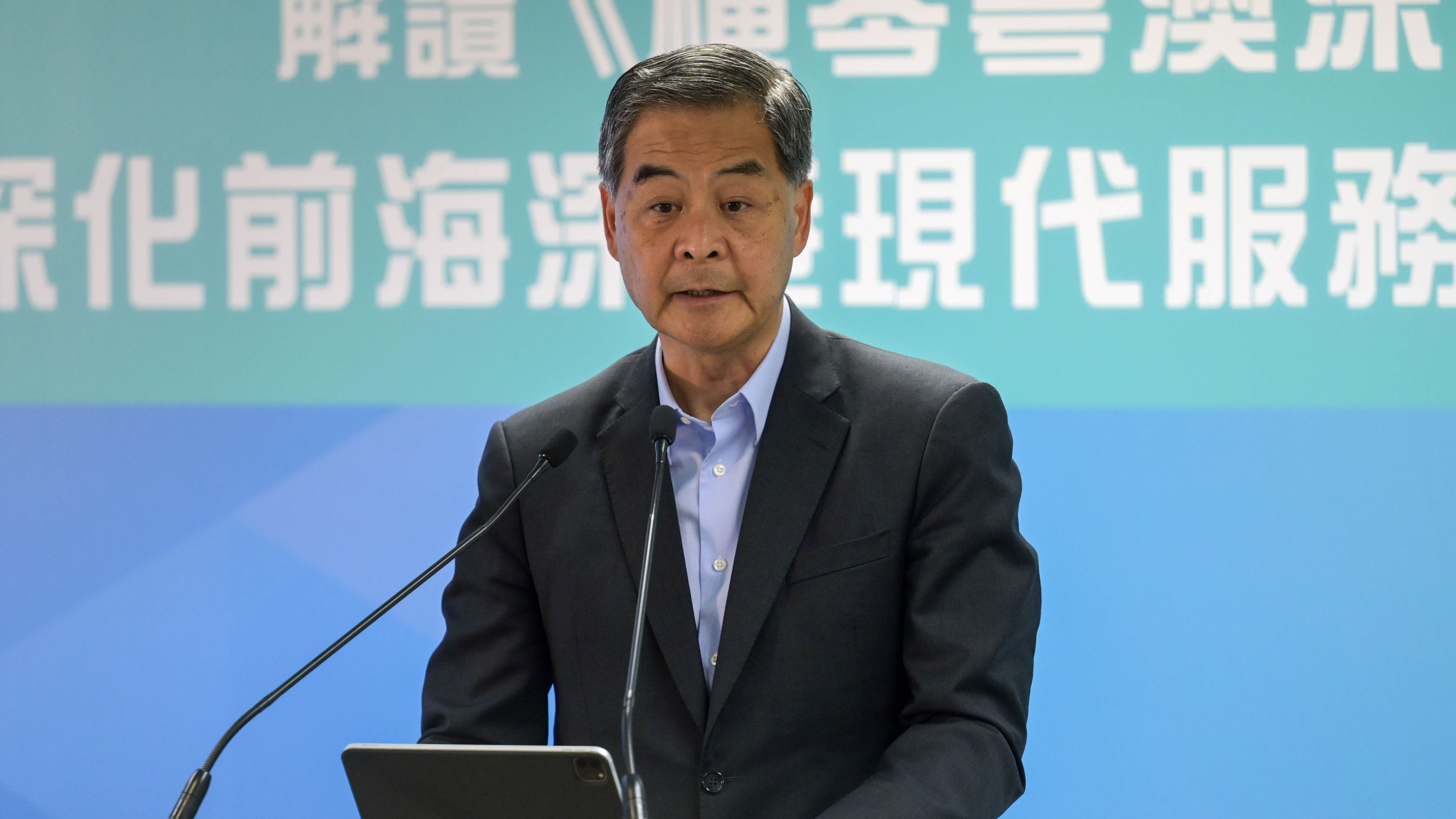 梁振英：支持夏寶龍重要講話 候選人背景十分多元