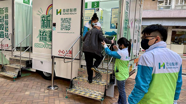 聶德權：流動接種車啟動4日 接種逾1500針