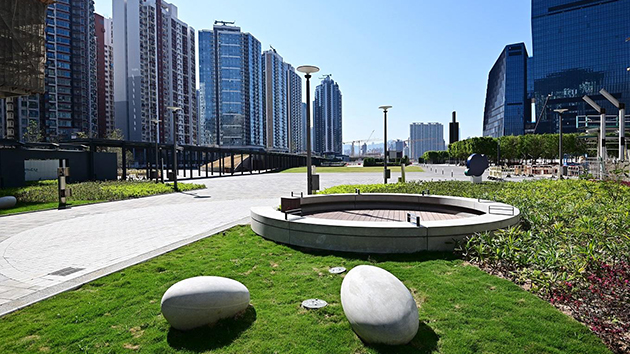 啟德車站廣場一期及啟德大道公園7日啟用